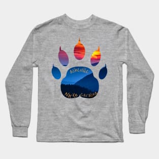 Bear Paw Asheville North Carolina Long Sleeve T-Shirt